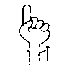 JSL finger spelling pi