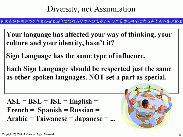 Diversity, not Assimilation